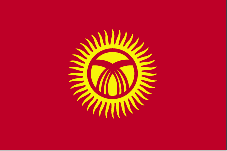 Kyrgistan Flag