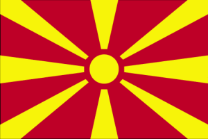 Flag of North Macedonia