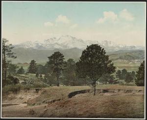 Pikes Peak - 1899 print