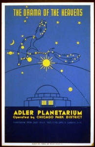 Adler Planetarium 1939 Poster