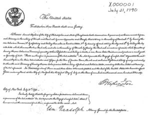 First US Patent