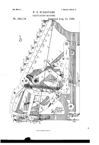 Adding Machine Patent Illustration