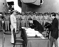 Japanese Surrender to End World War II
