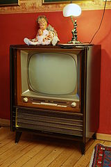 Early Television Set