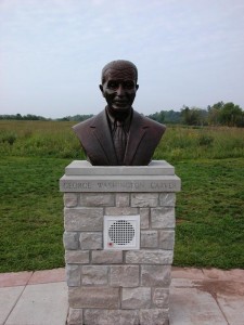 Bust of George Washington Carver at Memorial