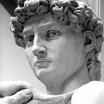 David by Michelangelo (detail)
