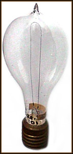 An Early Edison Light Bulb